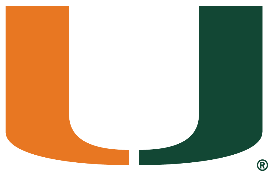 Miami Hurricanes 2024-Pres Primary Logo diy iron on heat transfer Miami Hurricanes 2024-Pres Primary Logo diy iron on heat transfer